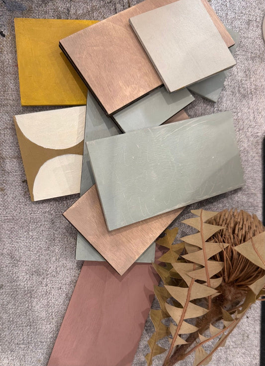 Inside the studio - the making of a poppy panel.