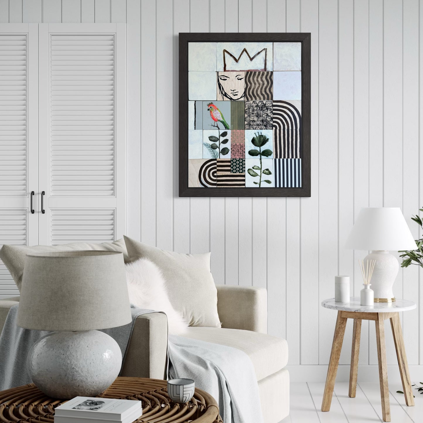 Poppy wall frame Xlarge