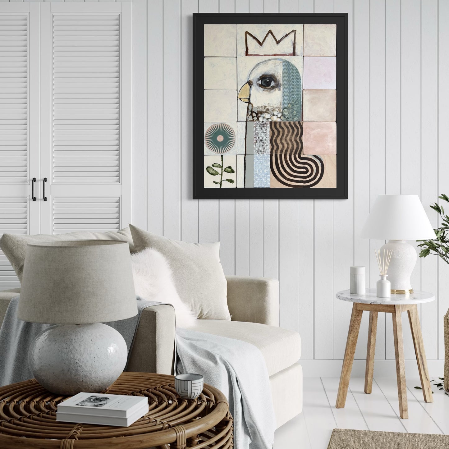 Poppy wall frame Xlarge